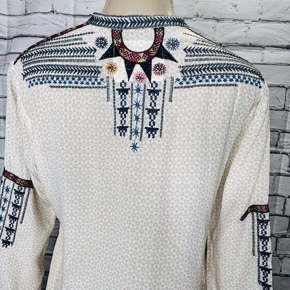 Johnny Was Biya  tribal tunic top  size Small - Picture 4 of 11